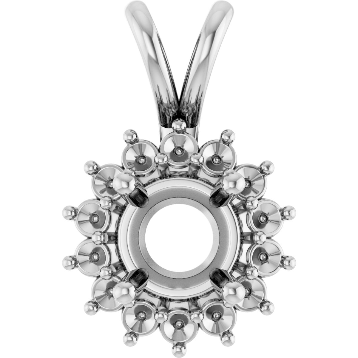 Halo-Style Pendant