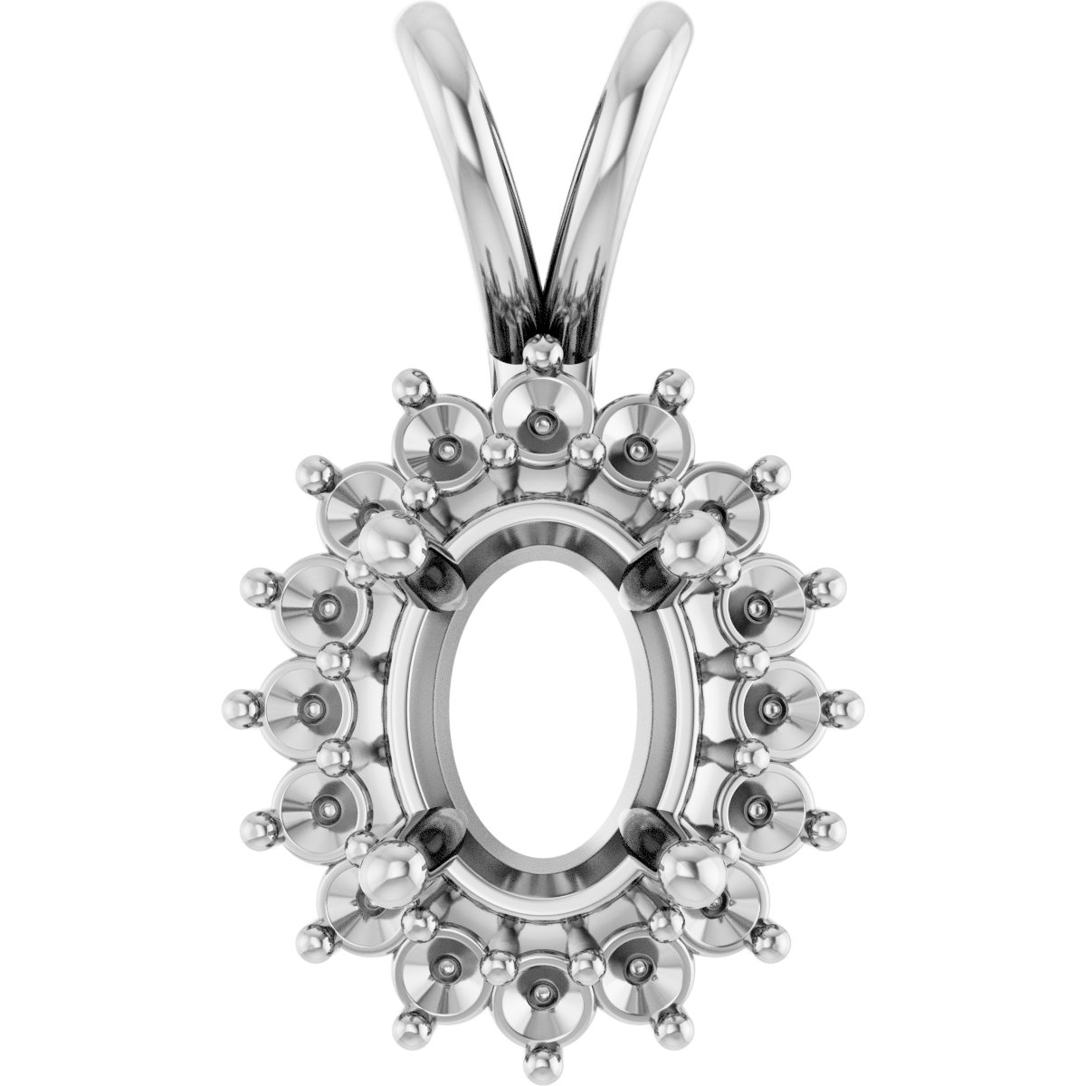 Halo-Style Pendant