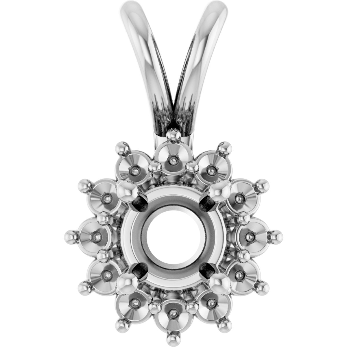 Halo-Style Pendant
