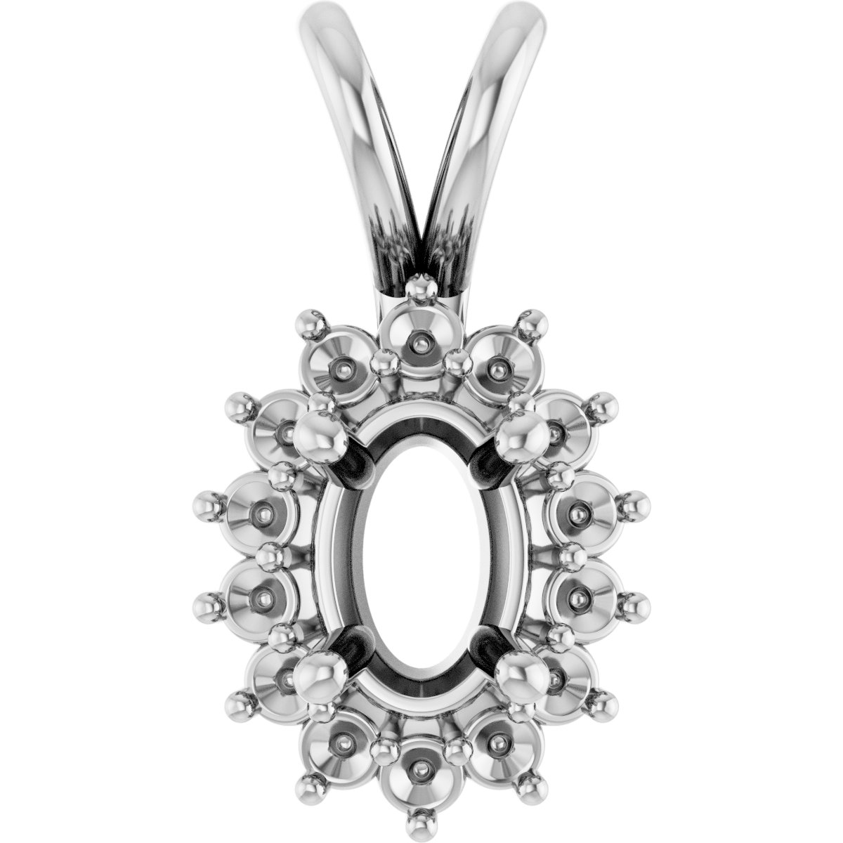 Halo-Style Pendant