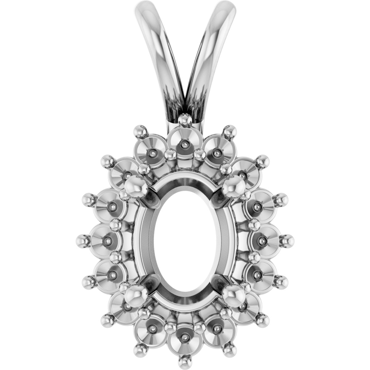 Halo-Style Pendant
