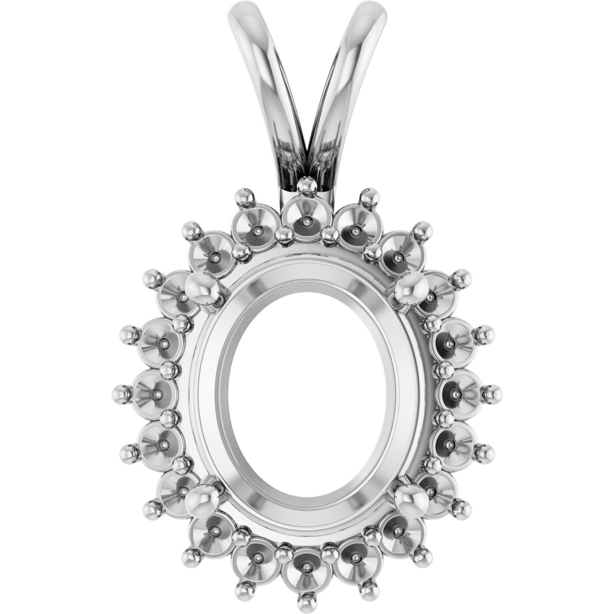 Halo-Style Pendant