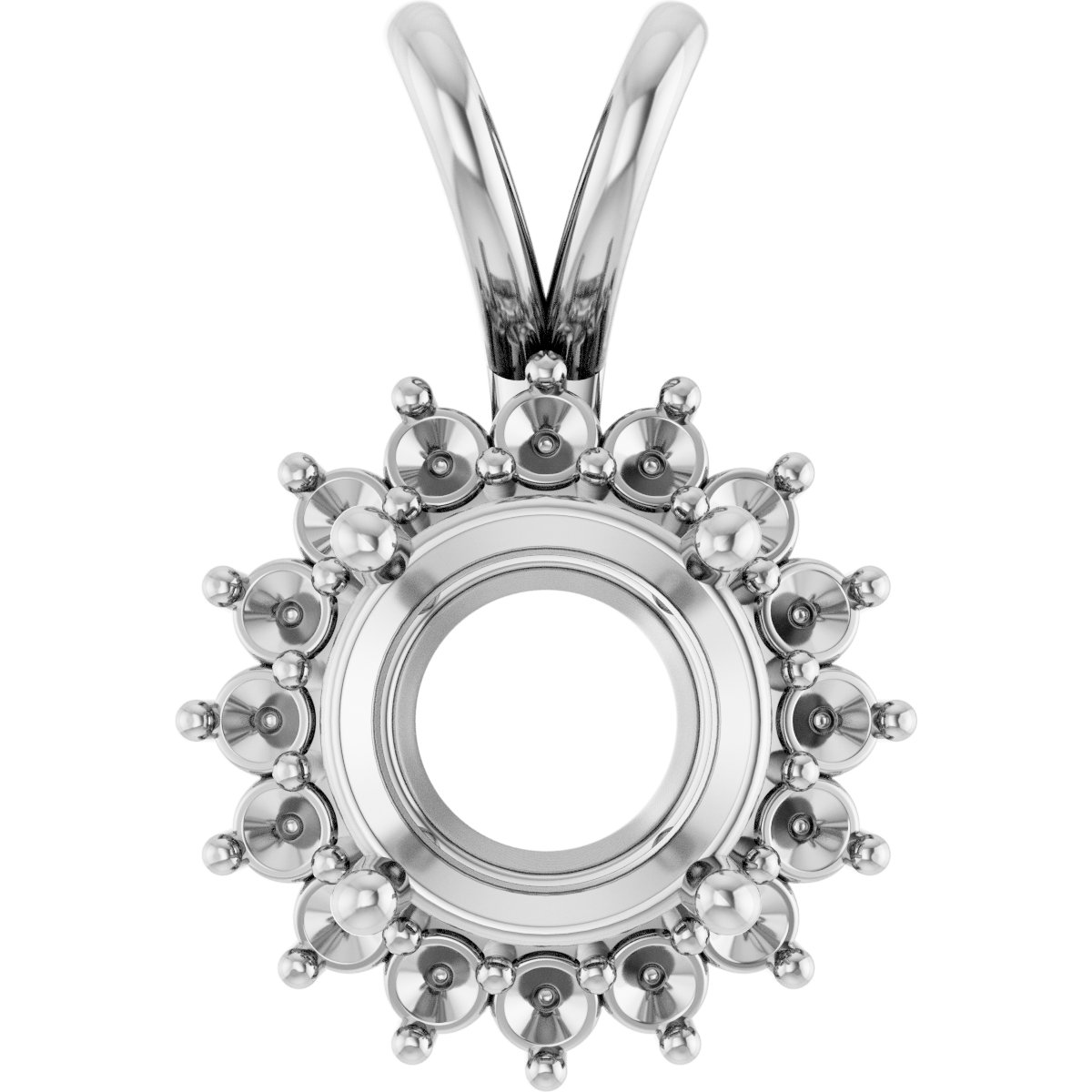 Halo-Style Pendant