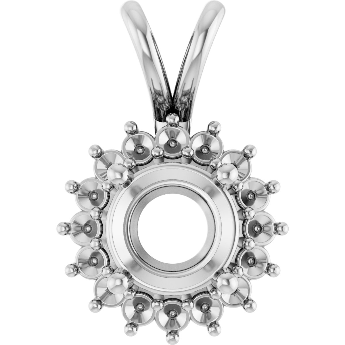 Halo-Style Pendant