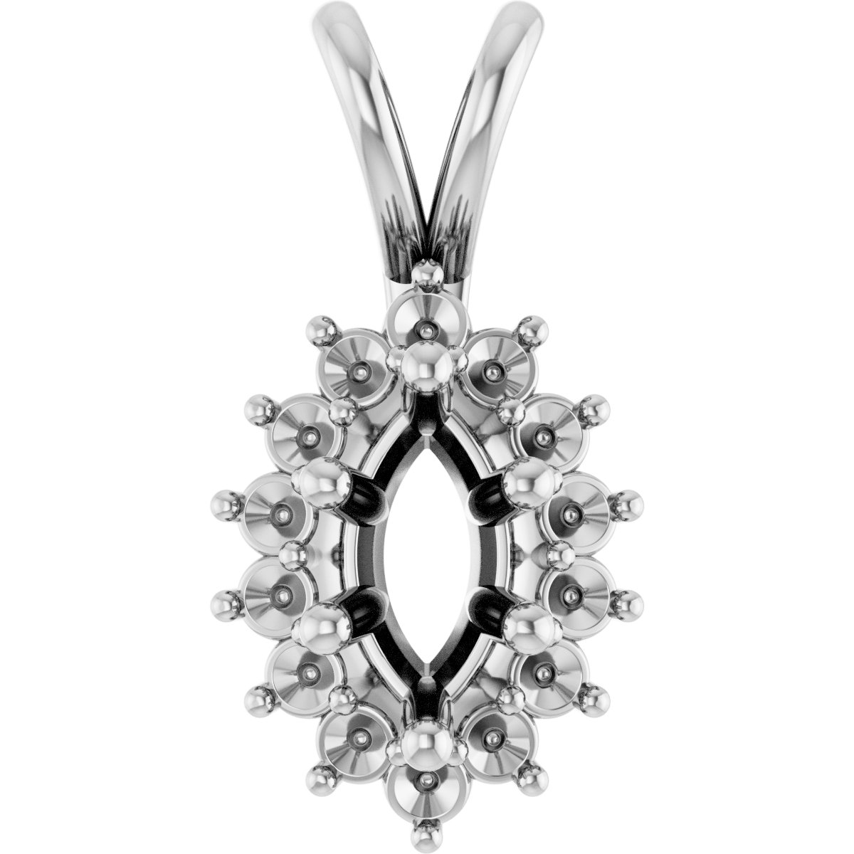 Halo-Style Pendant