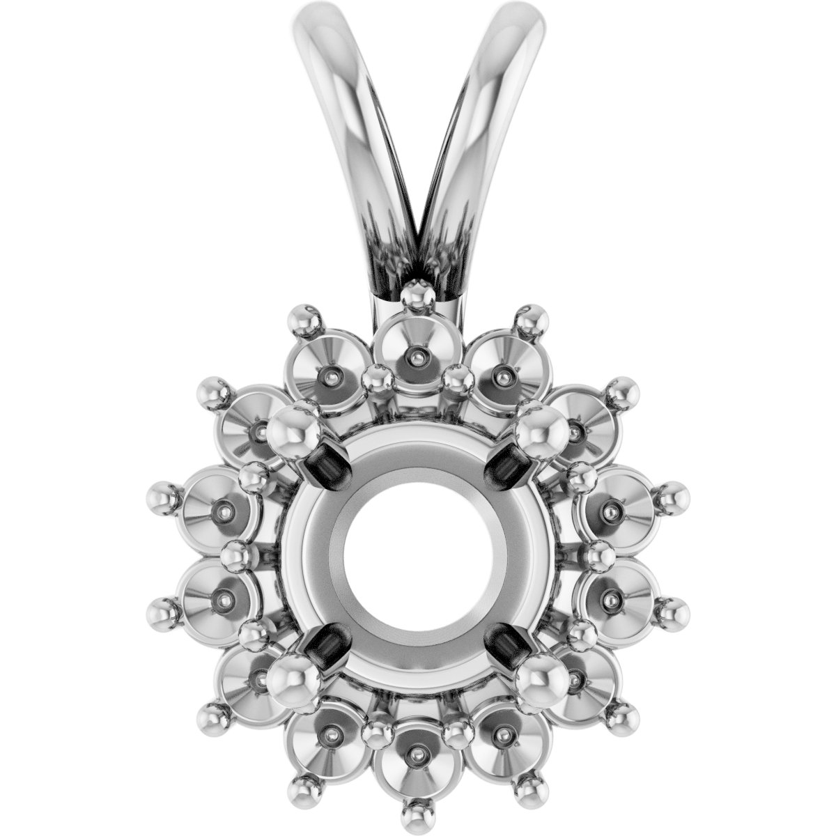 Halo-Style Pendant