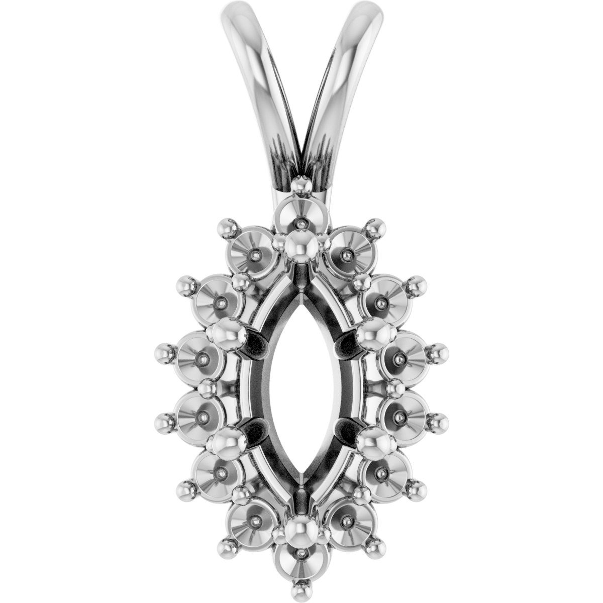 Halo-Style Pendant