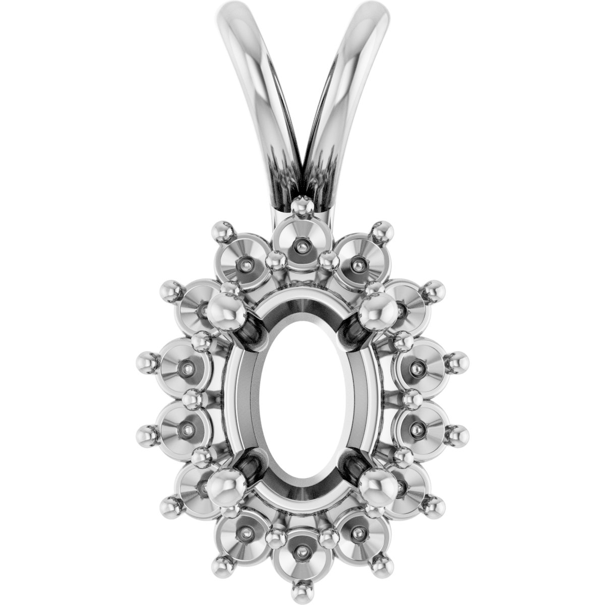 Halo-Style Pendant