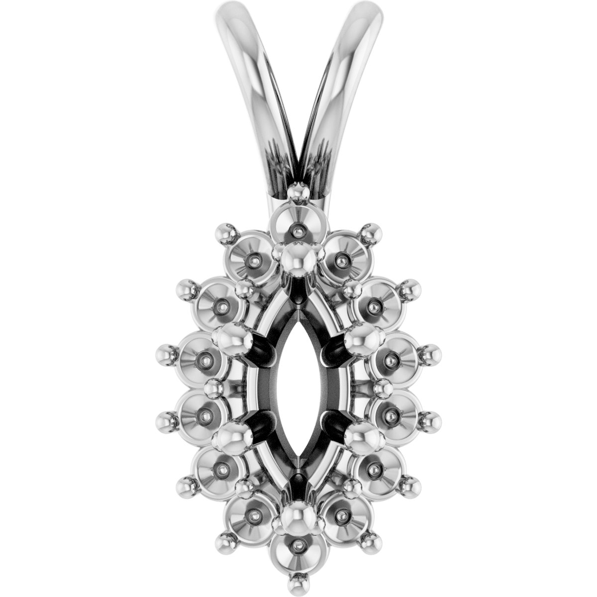 Halo-Style Pendant