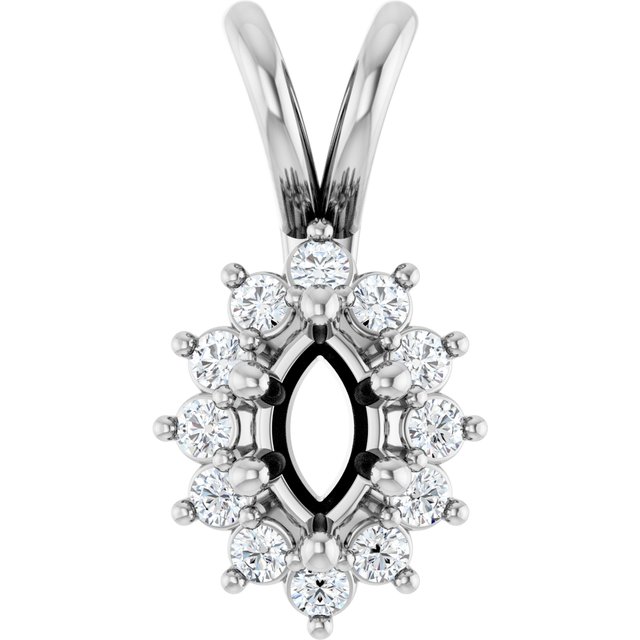 14k White Gold