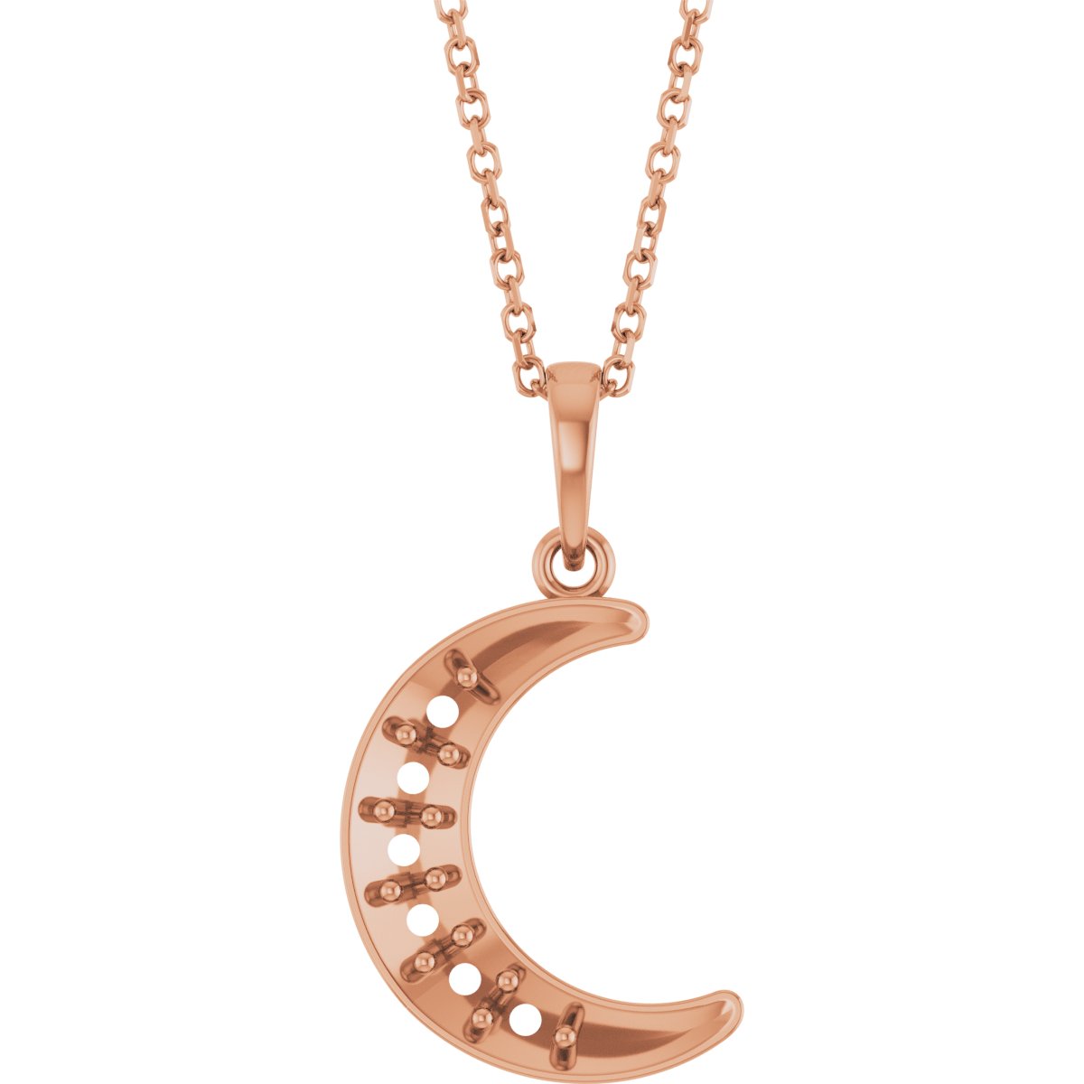 Family Moon Necklace or Pendant