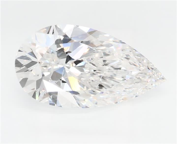 3.79 CT Pear Lab-Grown Diamond Surrey Vancouver Canada Langley Burnaby Richmond