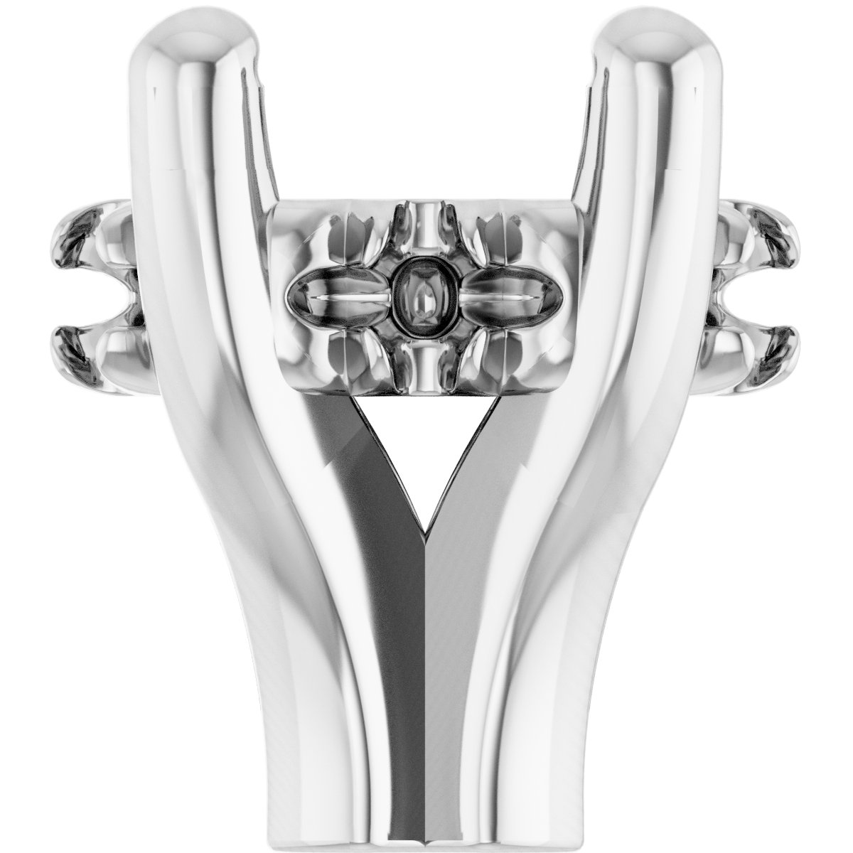 4-Prong Claw Hidden Halo-Style Shank Setting