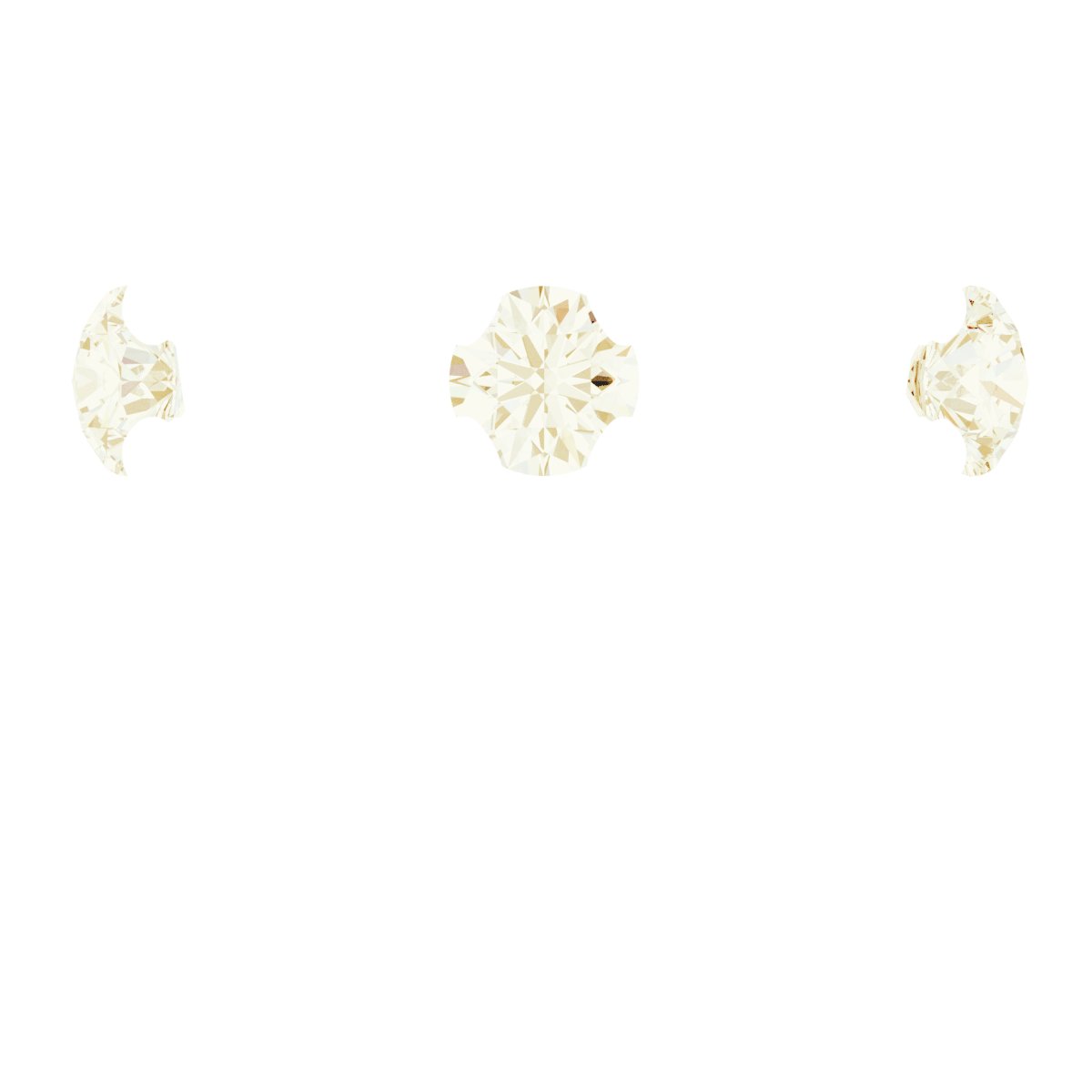 4-Prong Claw Hidden Halo-Style Shank Setting