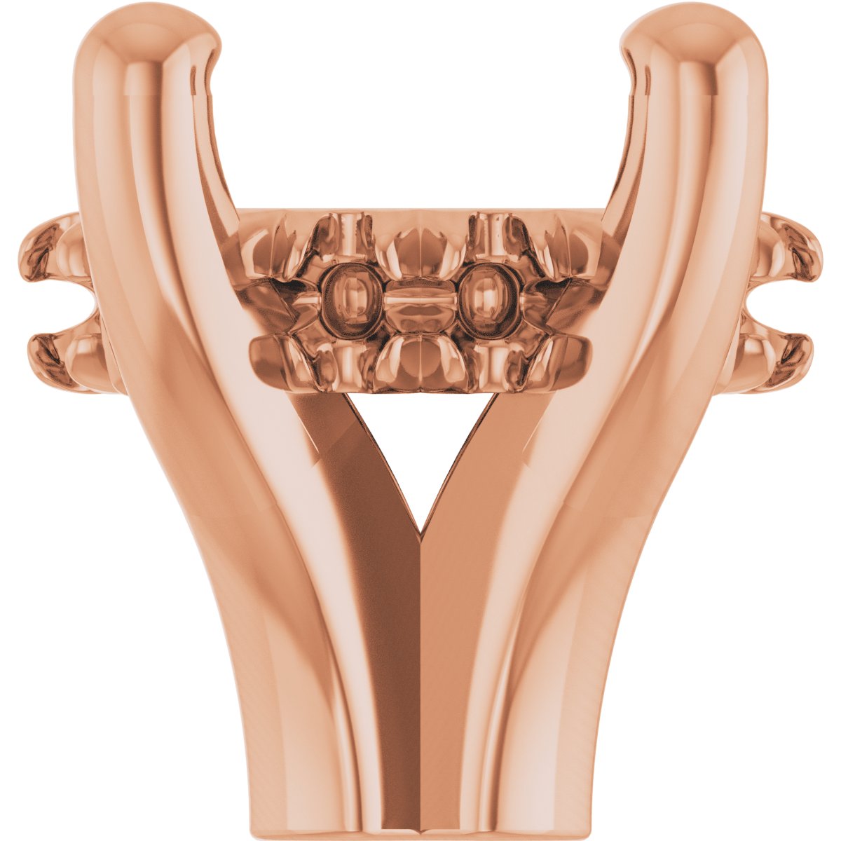 4-Prong Claw Hidden Halo-Style Shank Setting
