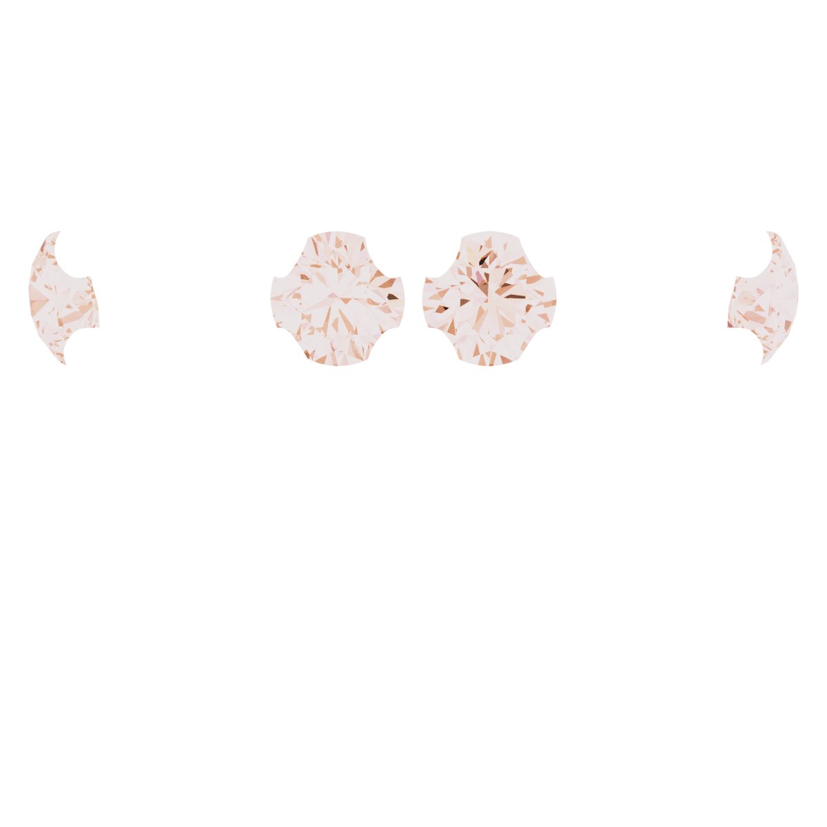 4-Prong Claw Hidden Halo-Style Shank Setting
