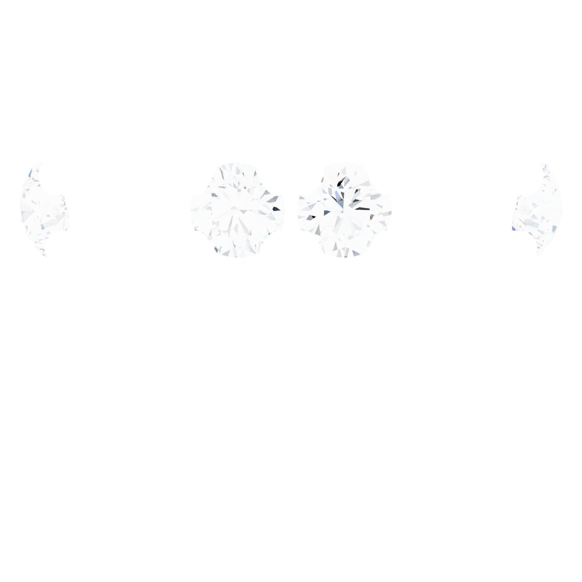 4-Prong Claw Hidden Halo-Style Shank Setting