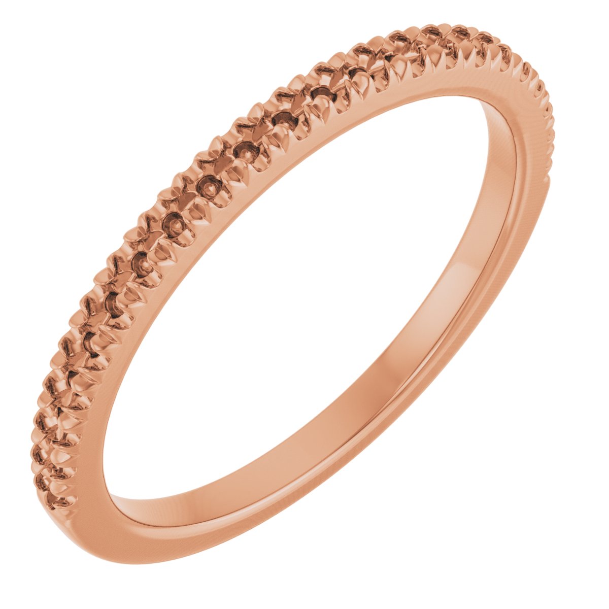 Side-Stone Peg Shank or Band