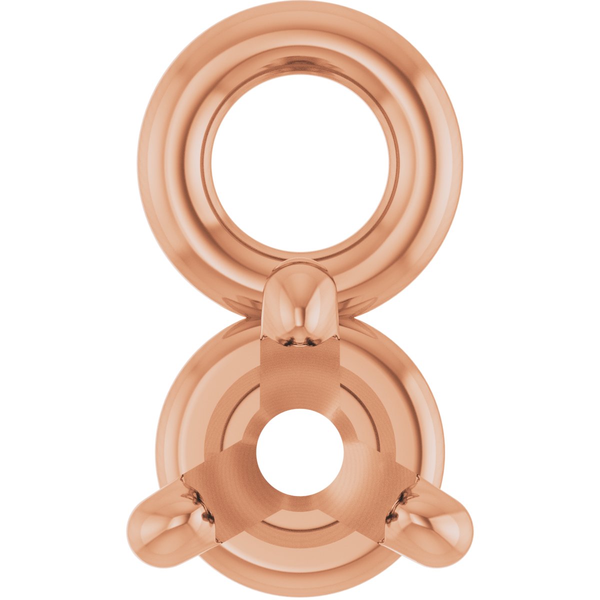Round 4-Prong Basket Dangle