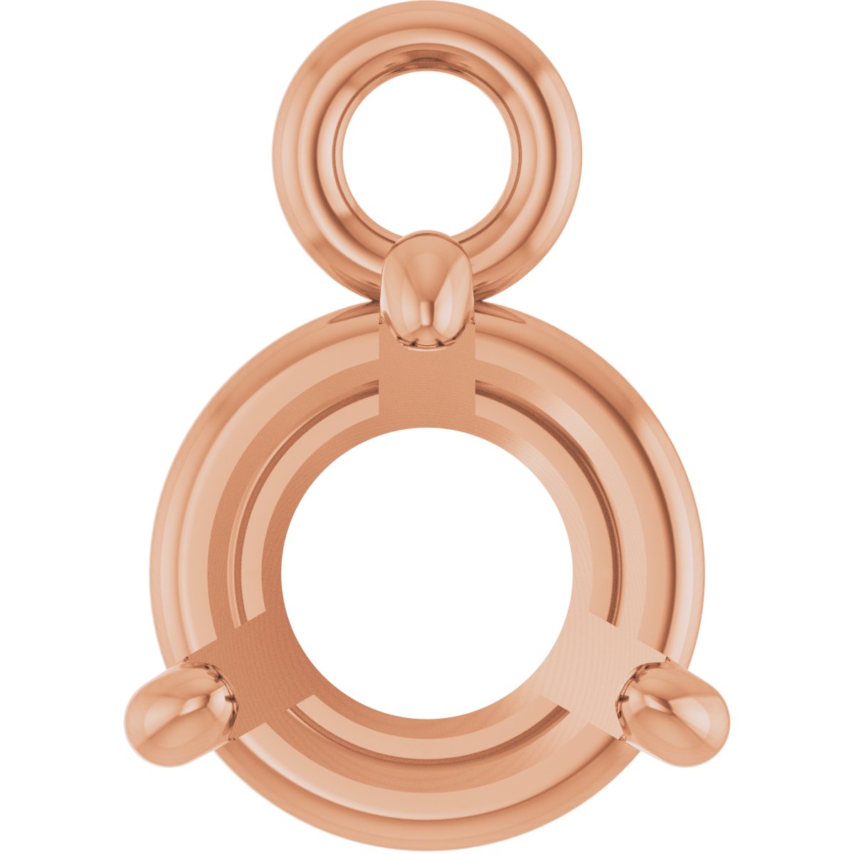 Round 4-Prong Basket Dangle