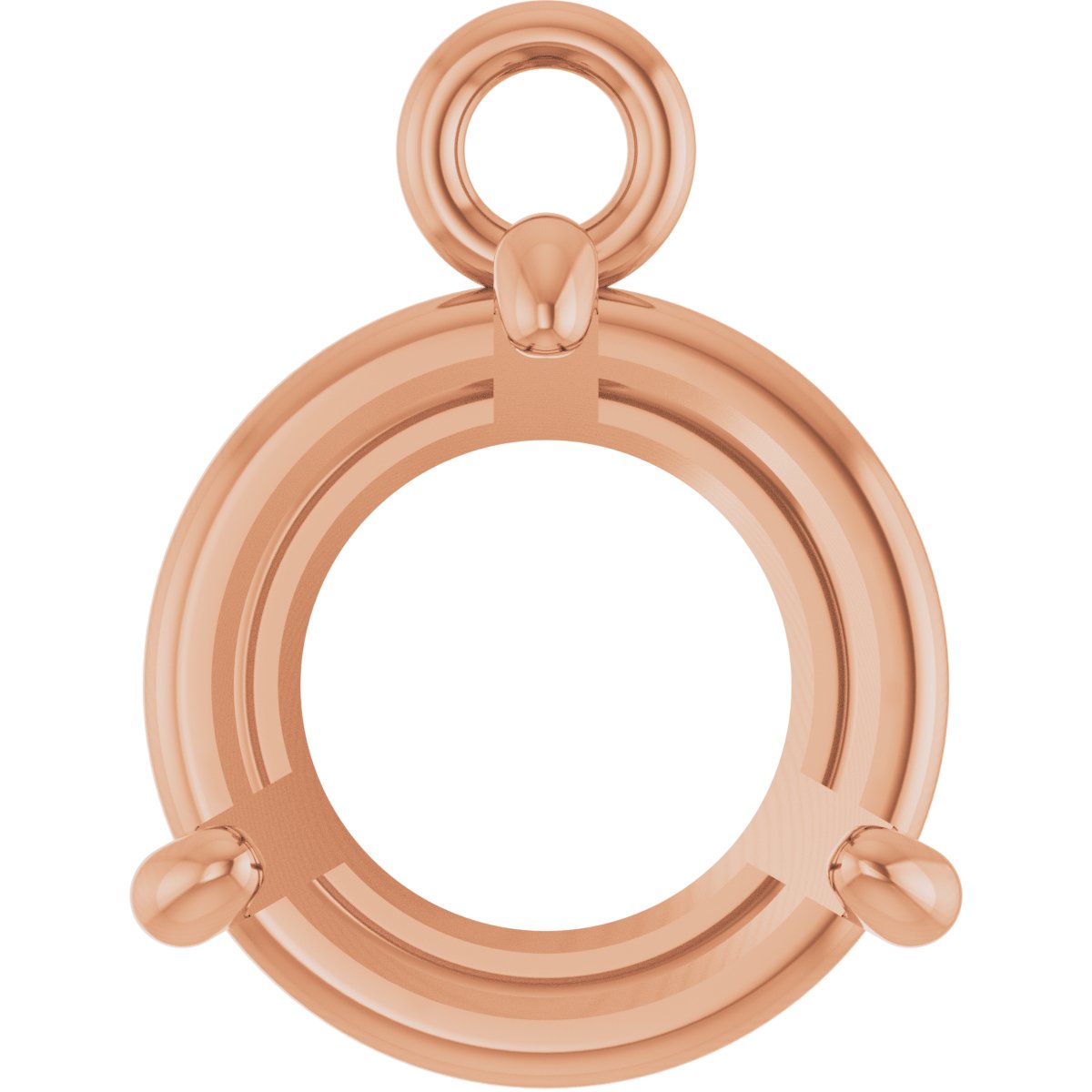 Round 4-Prong Basket Dangle