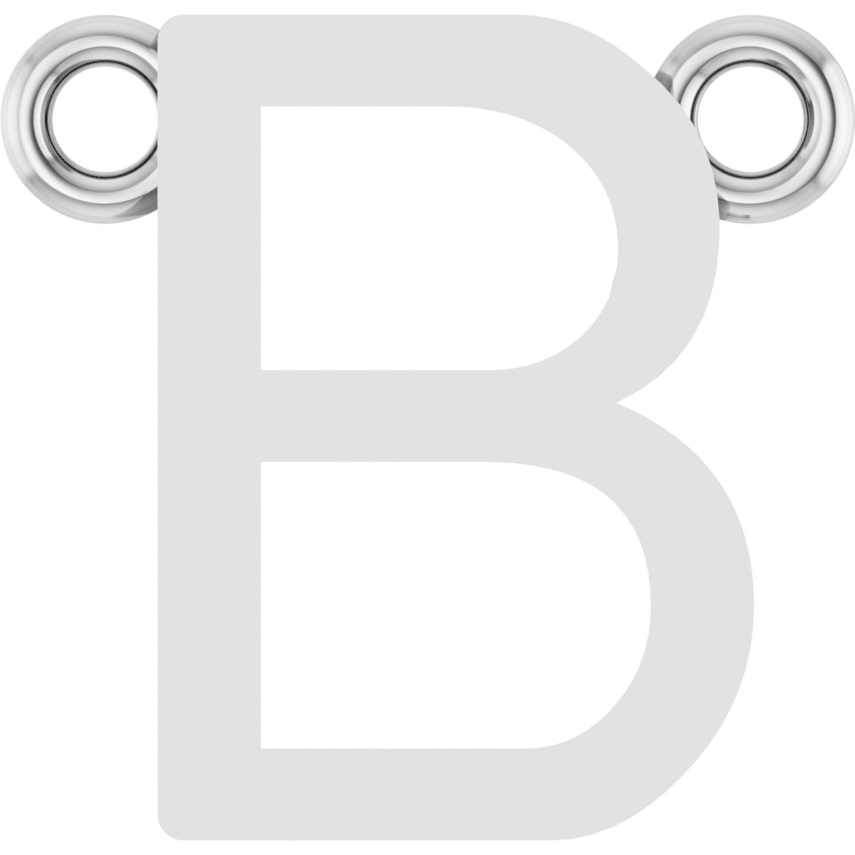 Initial Necklace Center