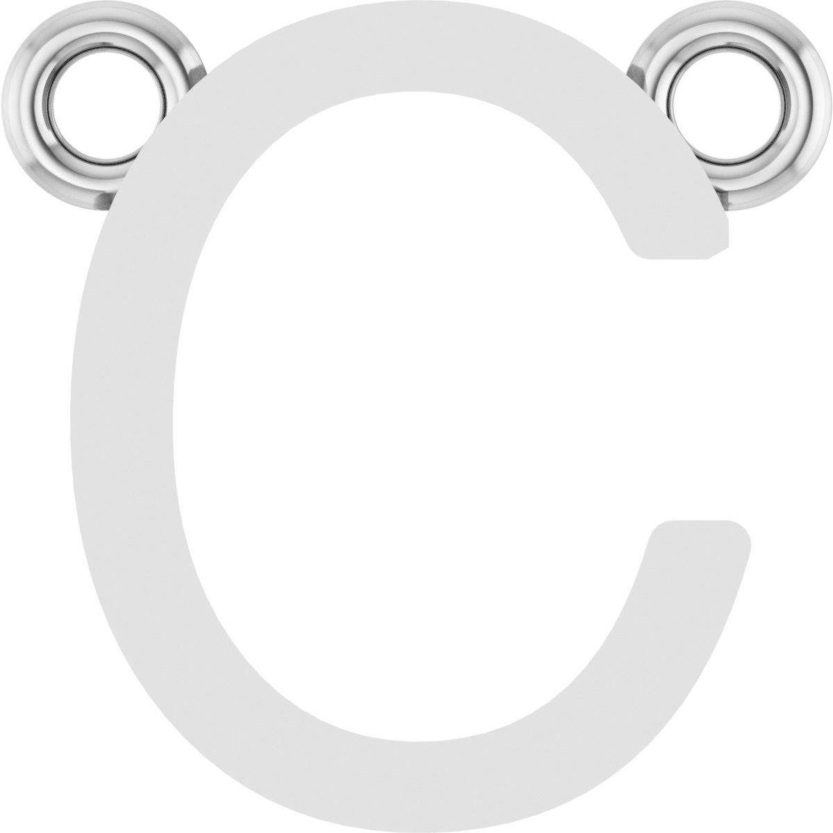 Initial Necklace Center