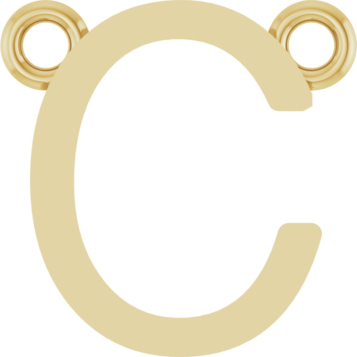 Initial Necklace Center