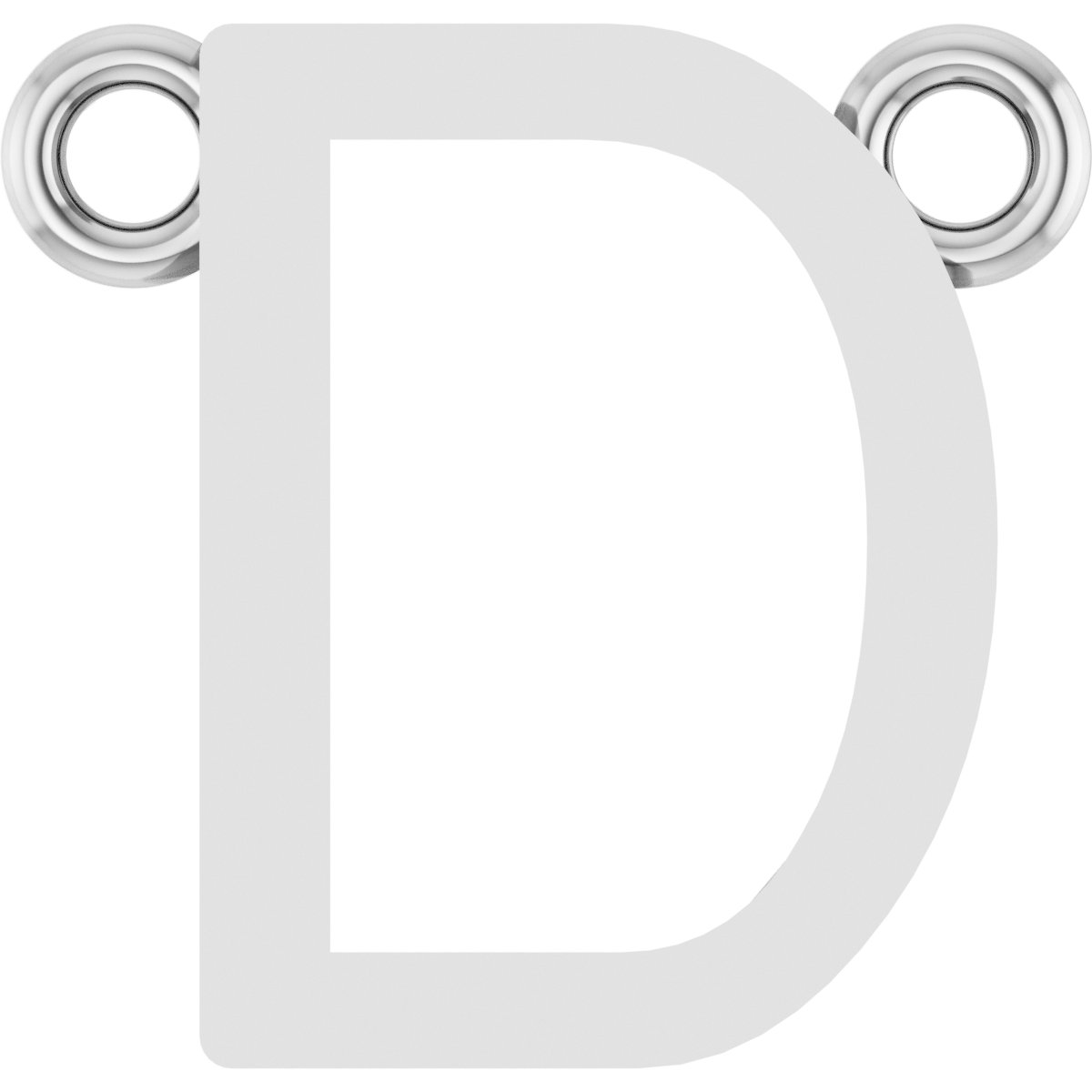 Initial Necklace Center