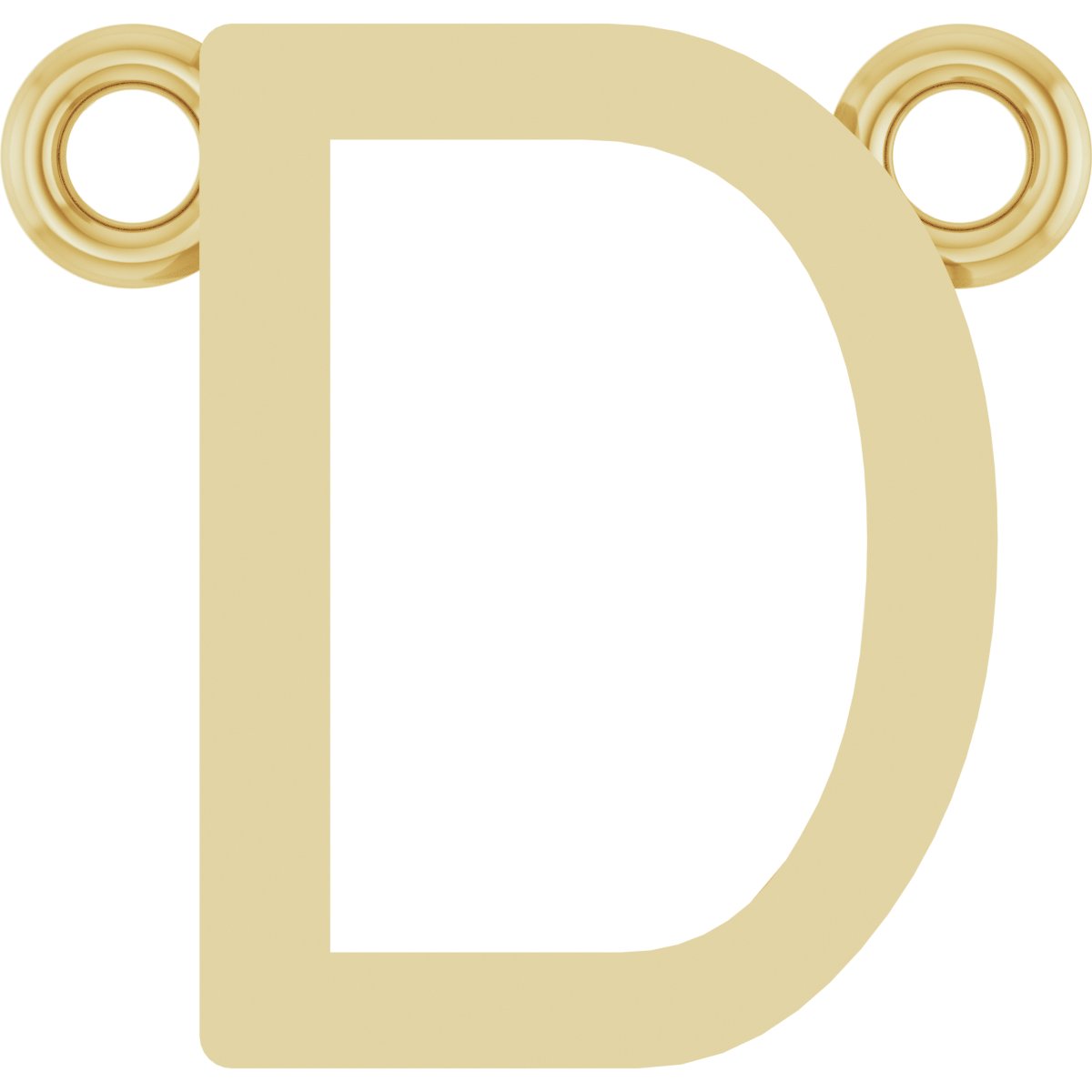 Initial Necklace Center