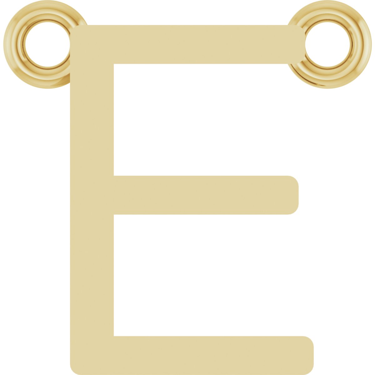 Initial Necklace Center
