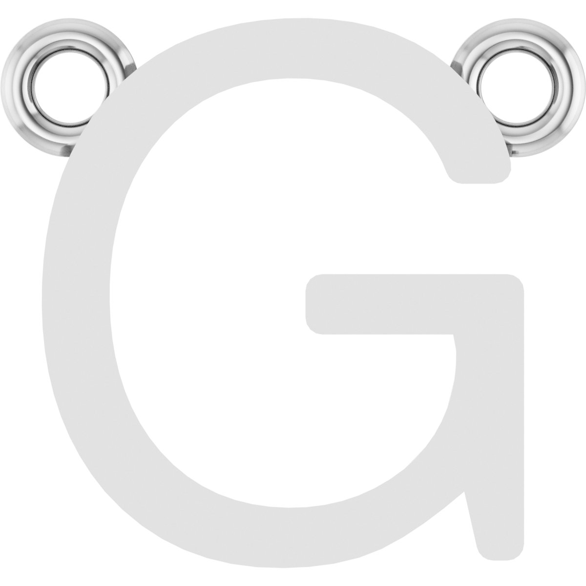Initial Necklace Center