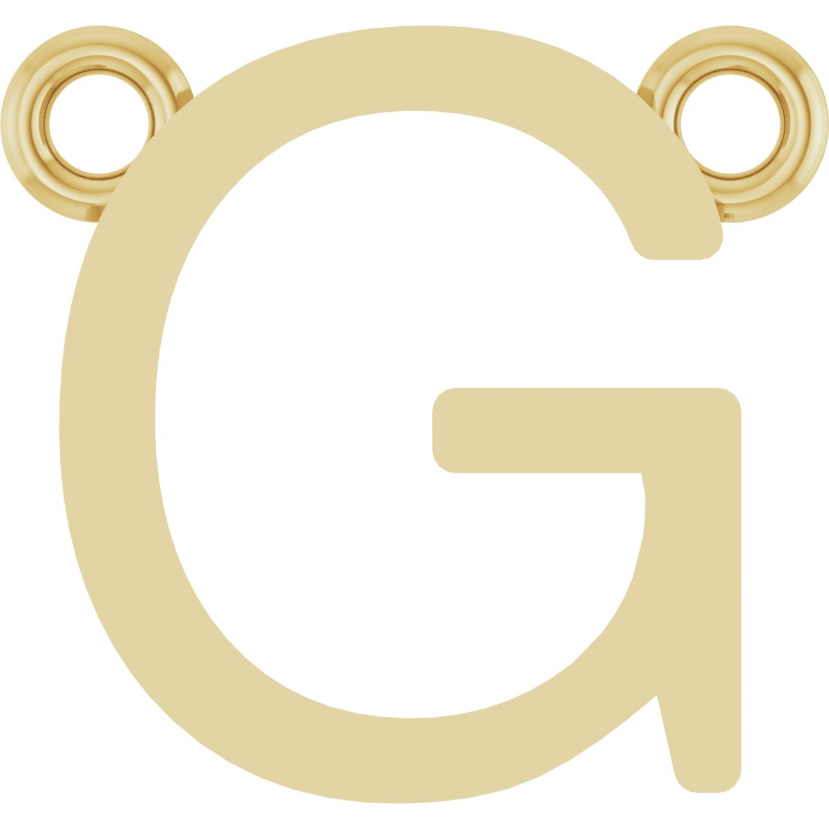 Initial Necklace Center