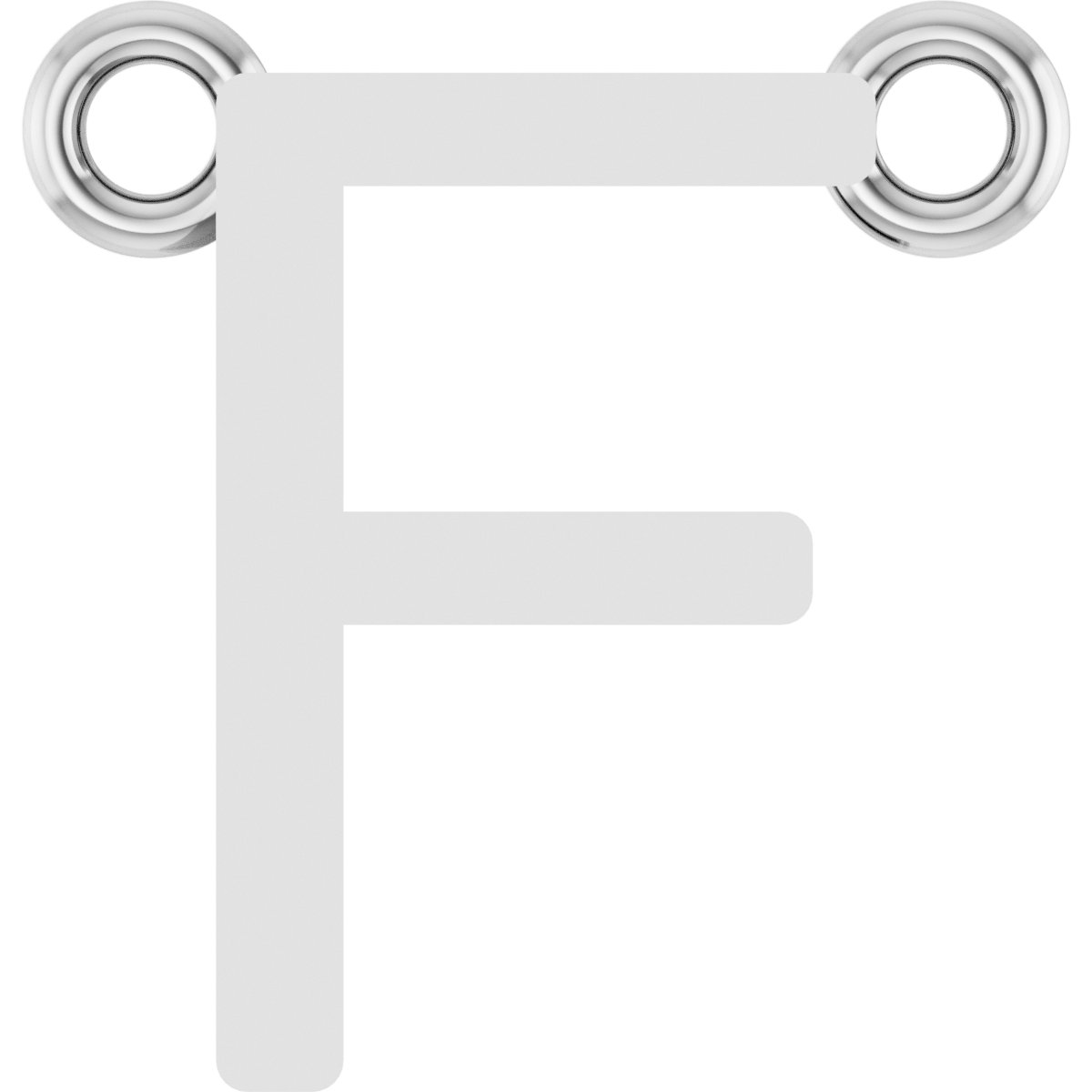 Initial Necklace Center