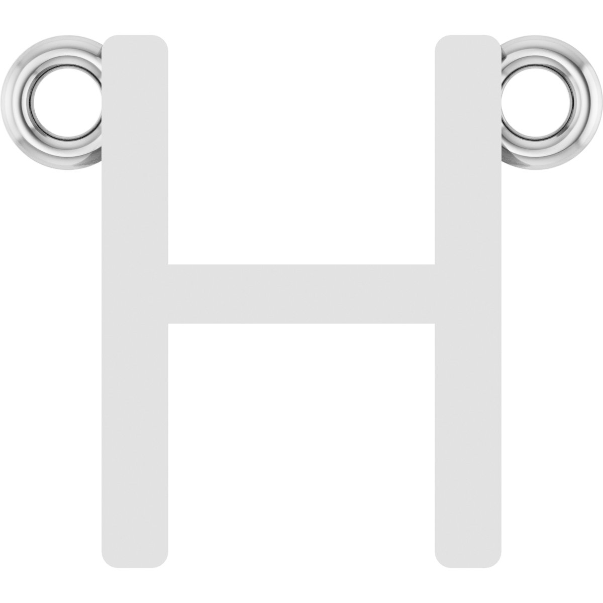 Initial Necklace Center