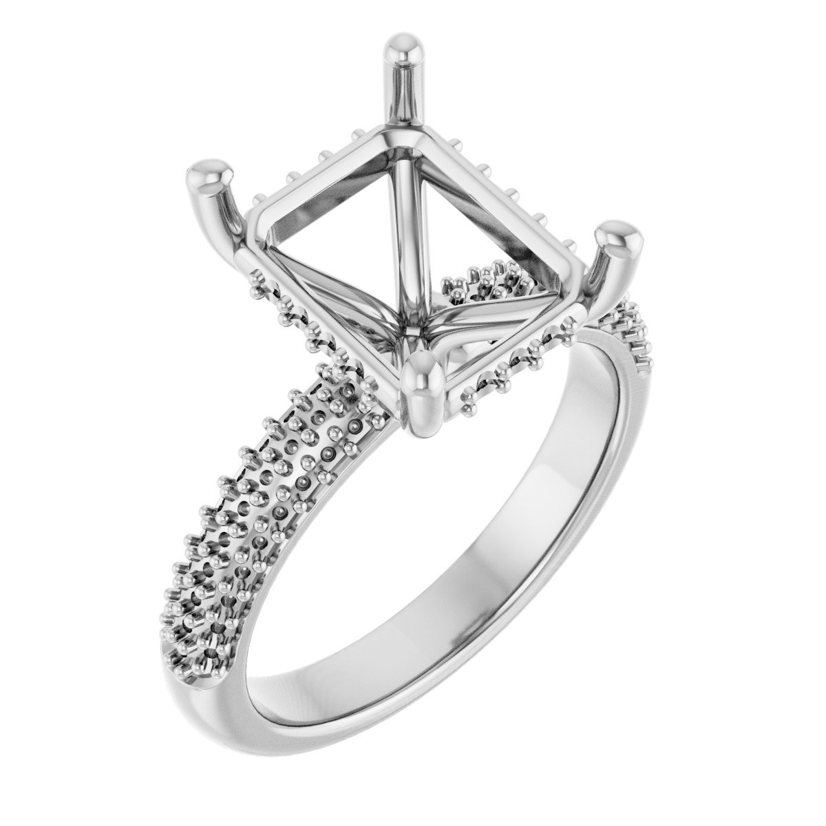 Accented Engagement Ring