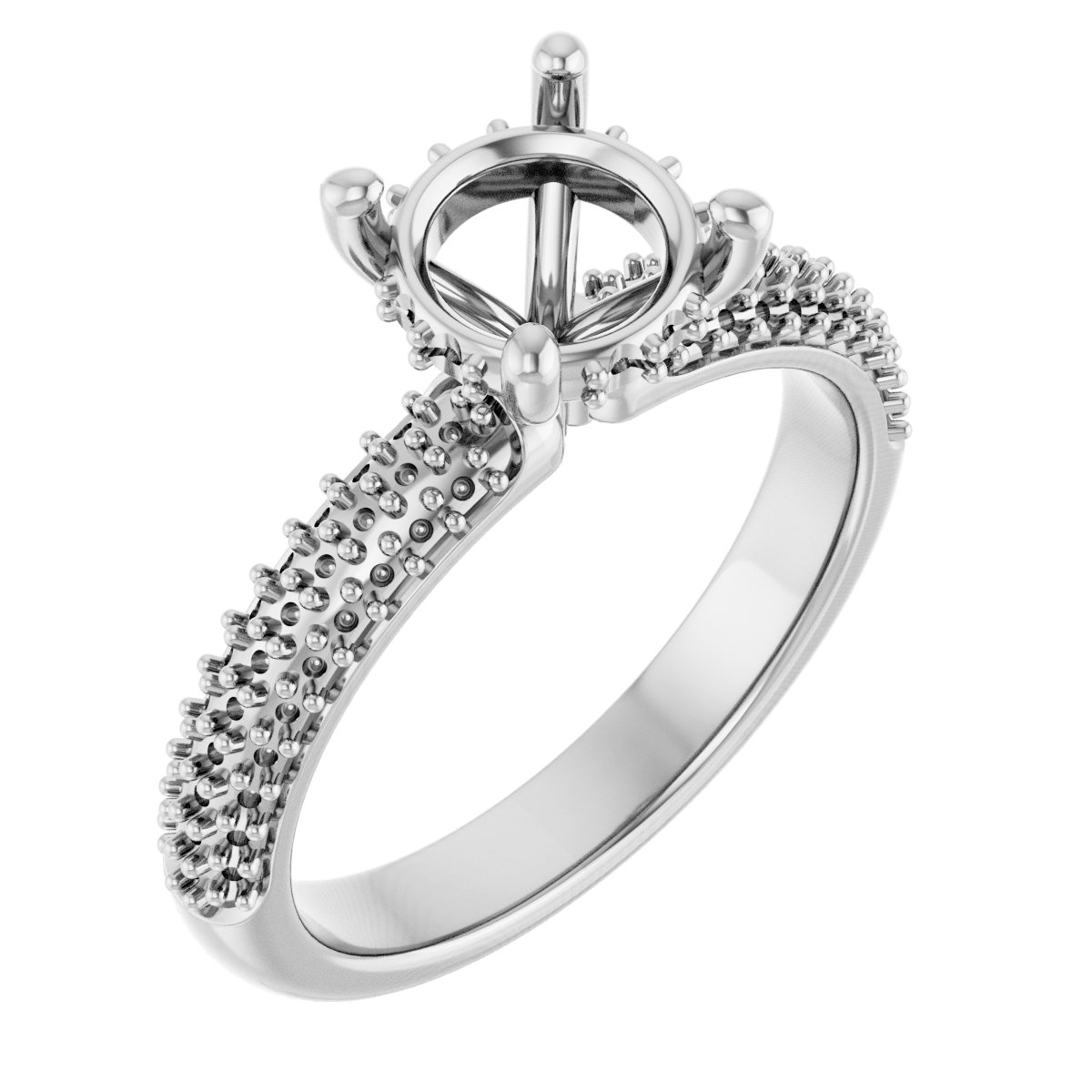 Accented Engagement Ring