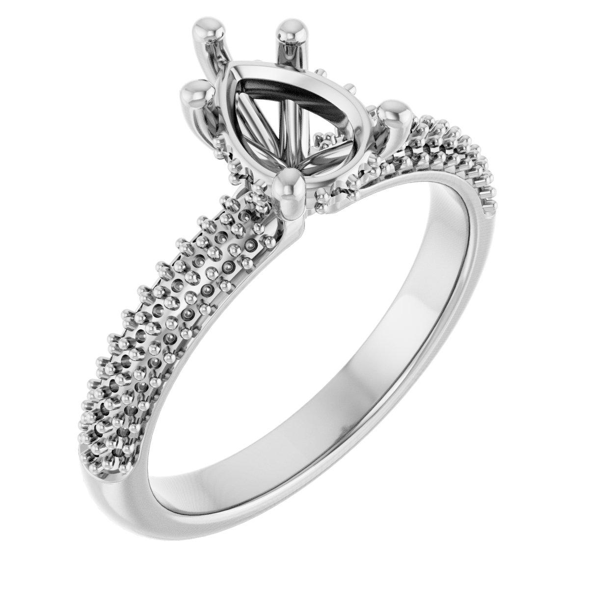 Accented Engagement Ring