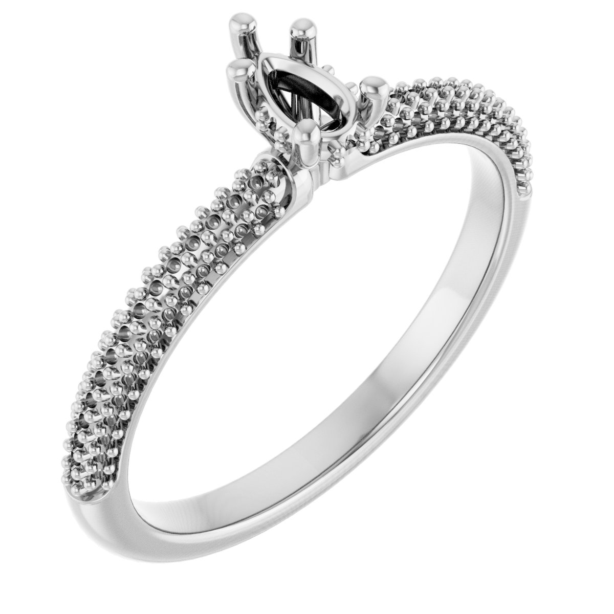 Accented Engagement Ring