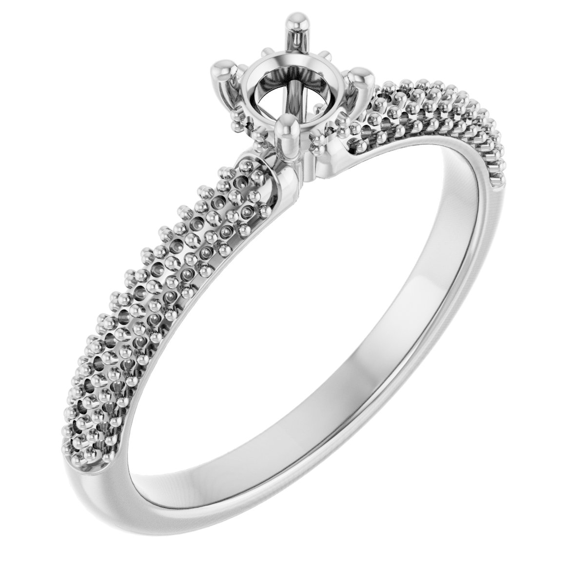 Accented Engagement Ring