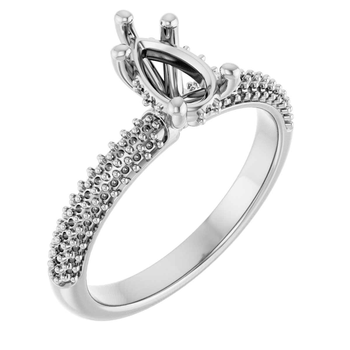 Accented Engagement Ring