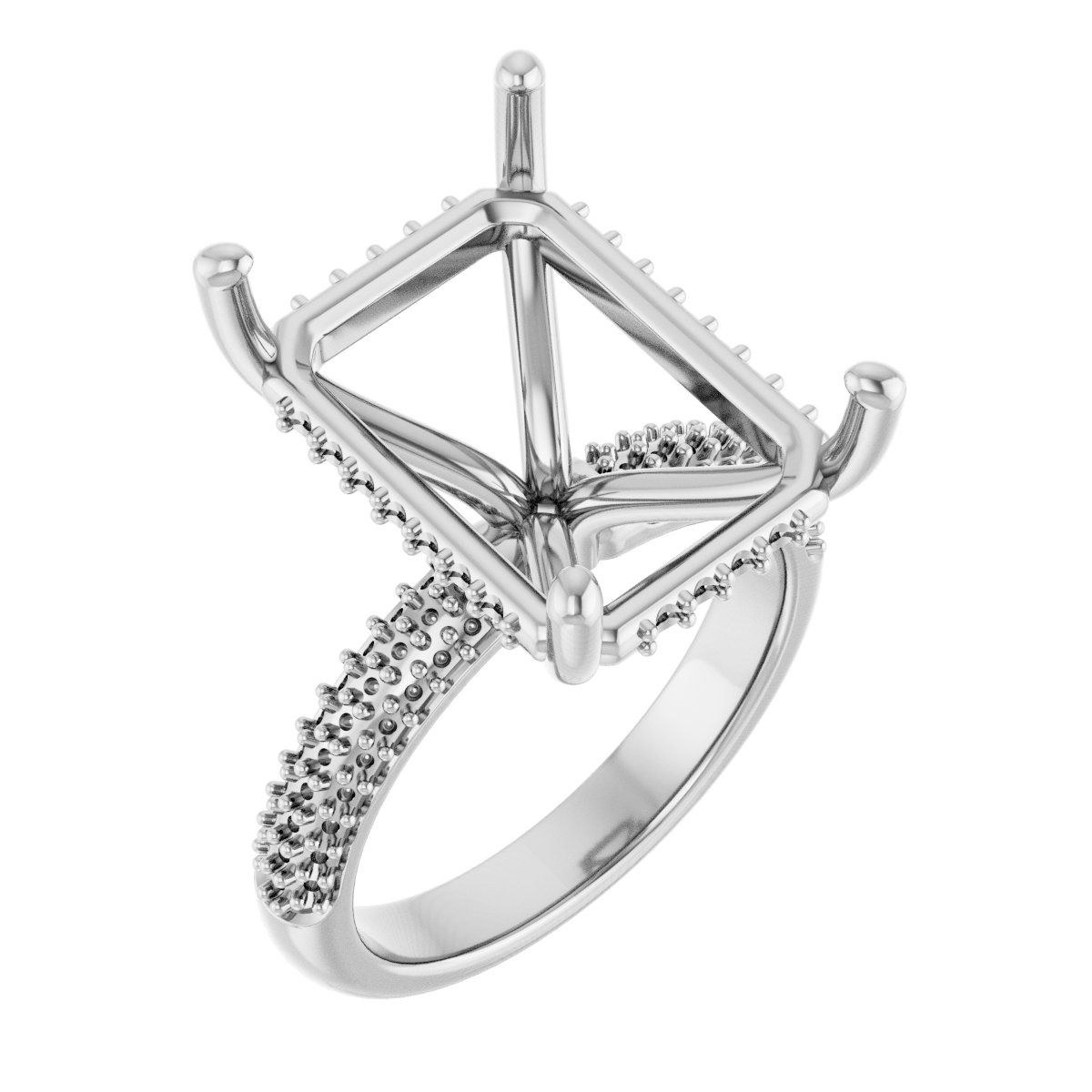Accented Engagement Ring