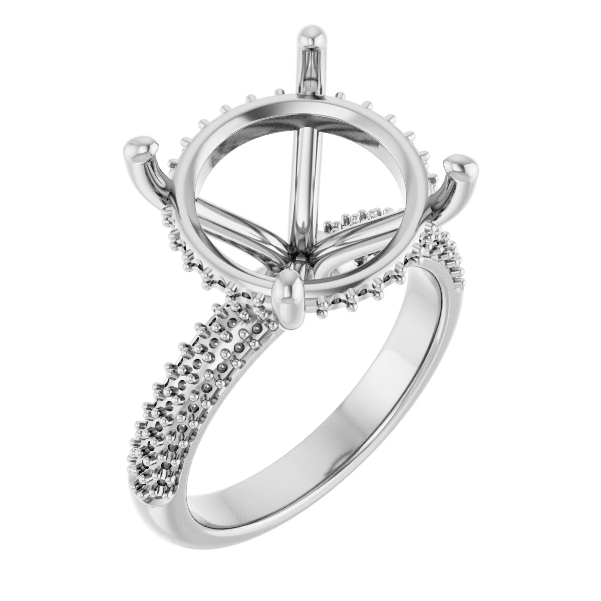 Accented Engagement Ring