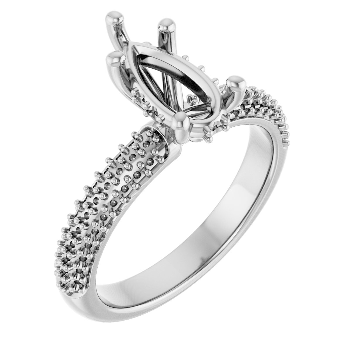 Accented Engagement Ring
