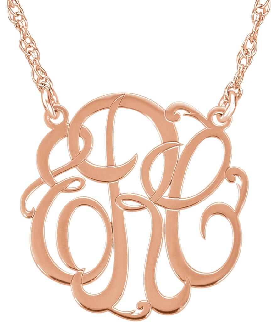 Script Monogram Necklace
