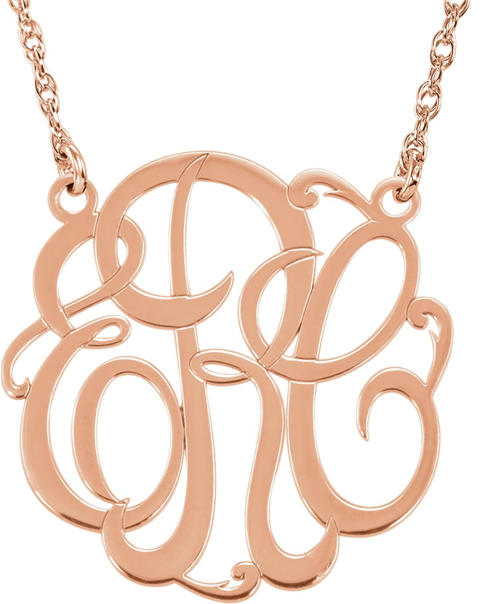 Script Monogram Necklace