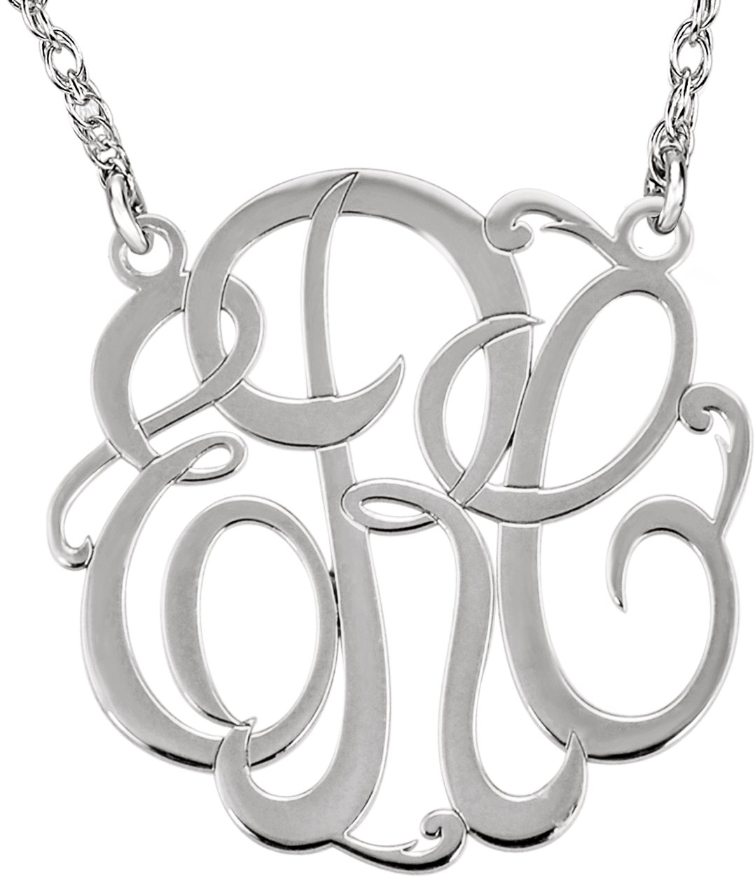 Script Monogram Necklace