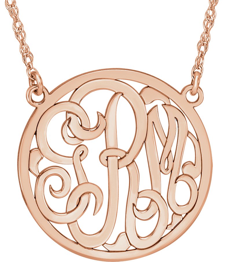 Script Monogram Necklace