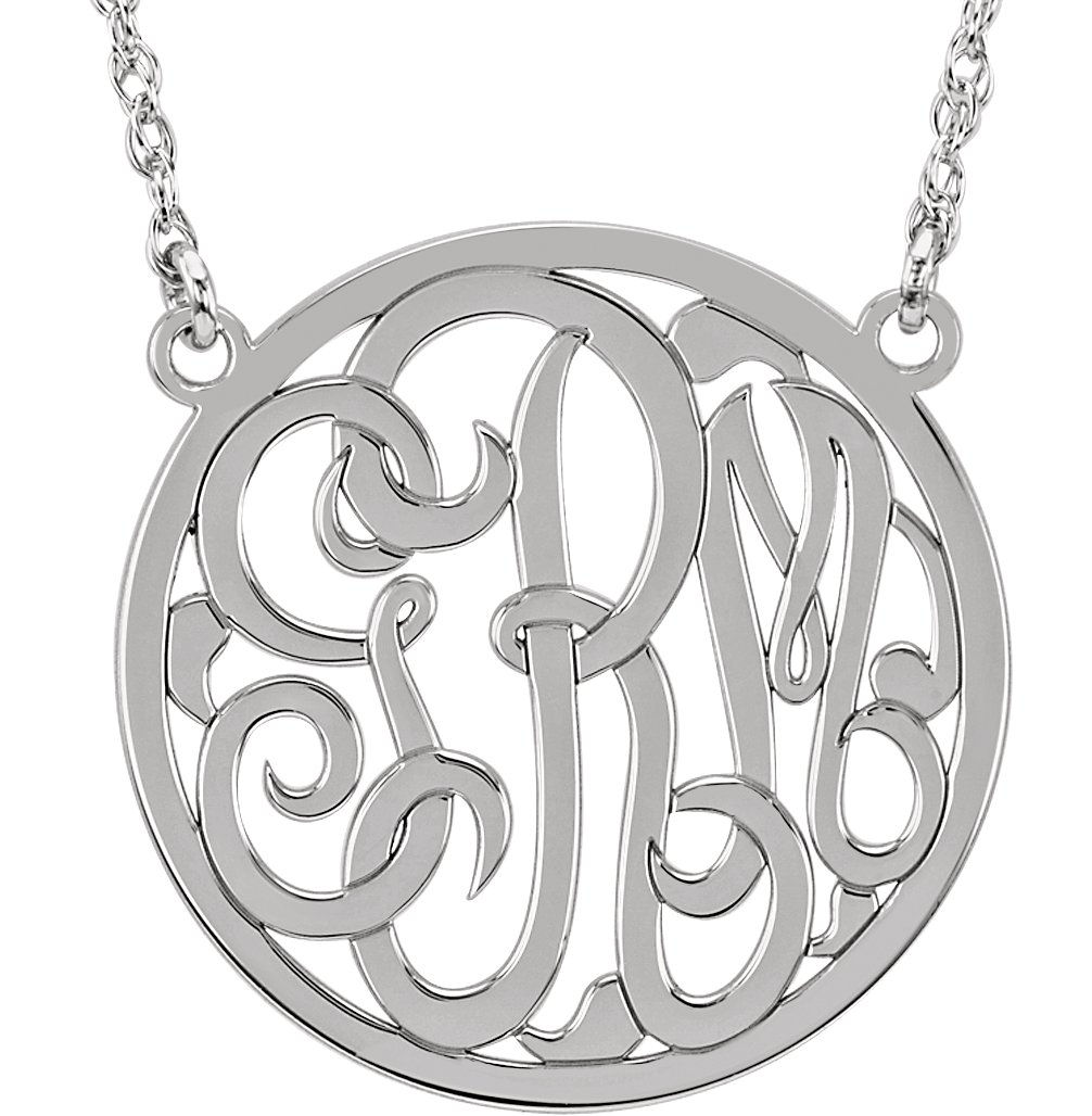 Script Monogram Necklace