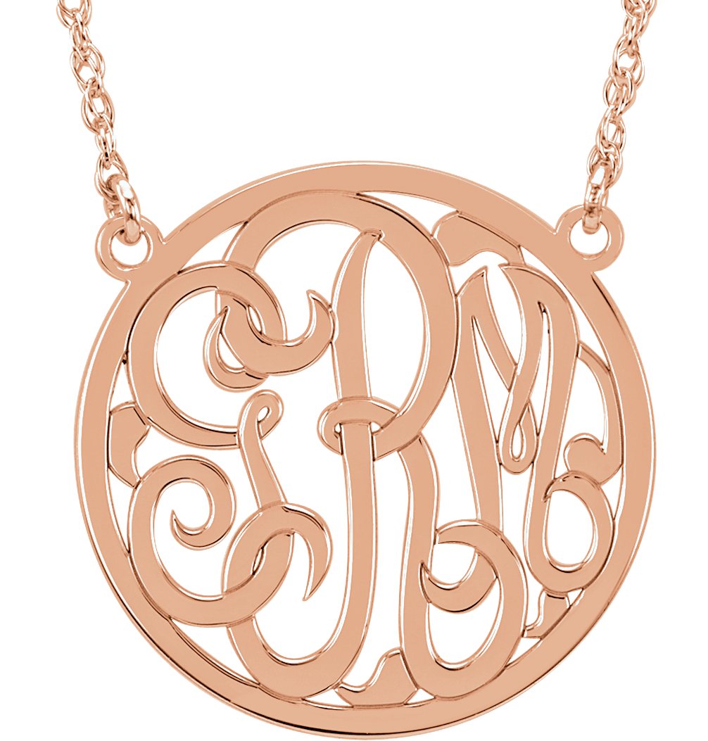 Script Monogram Necklace